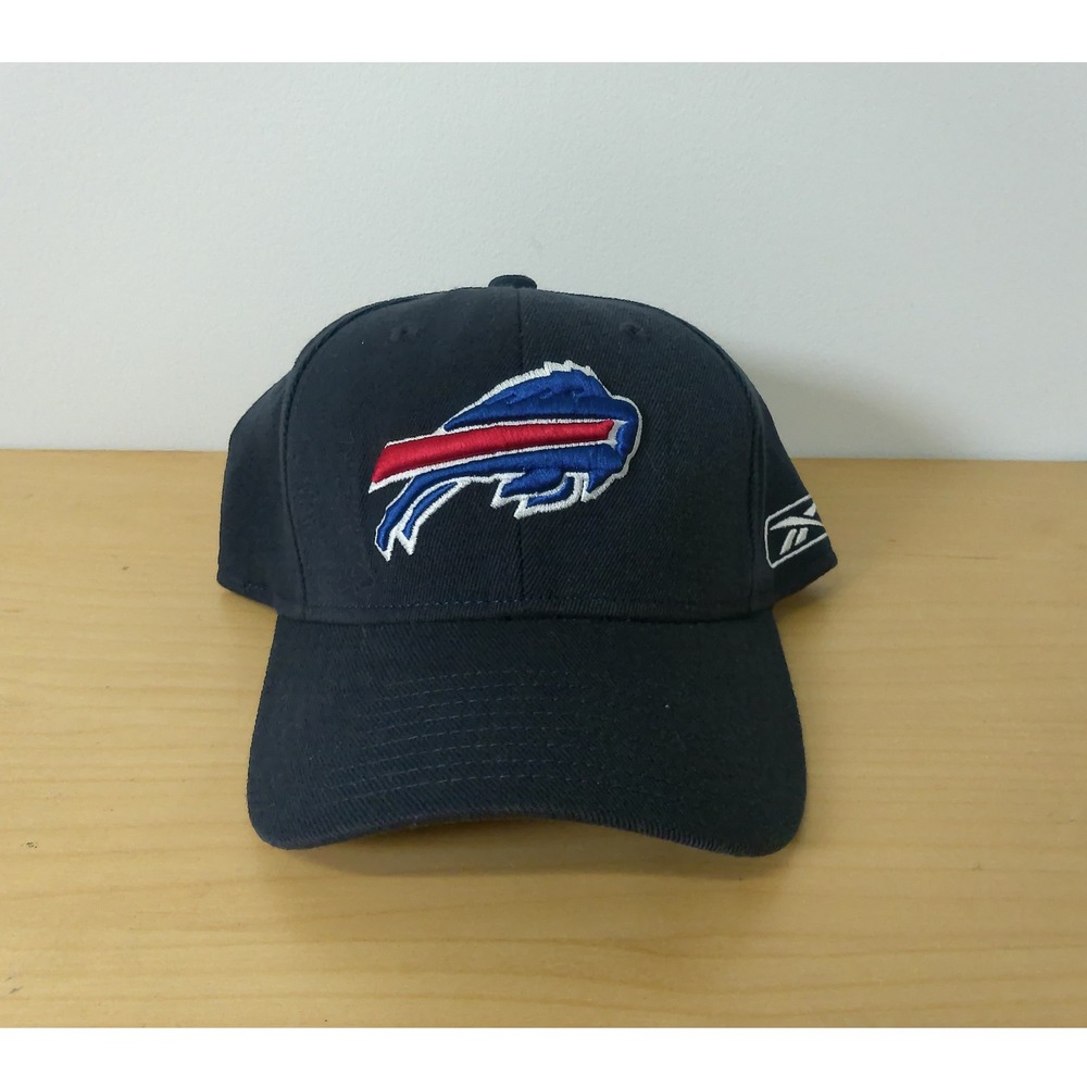 Buffalo Bills Reebok NFL Authentic Sideline Hat Navy Blue Embroidered Flex Fit